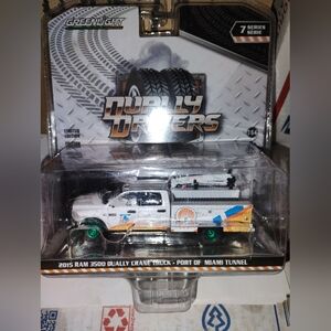 Greenlight Dually Drivers 2015 Ram 3500 Dually Crane Truck Port of Miami Tunnel